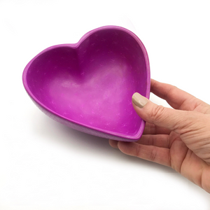 Soapstone Heart Carved Bowl