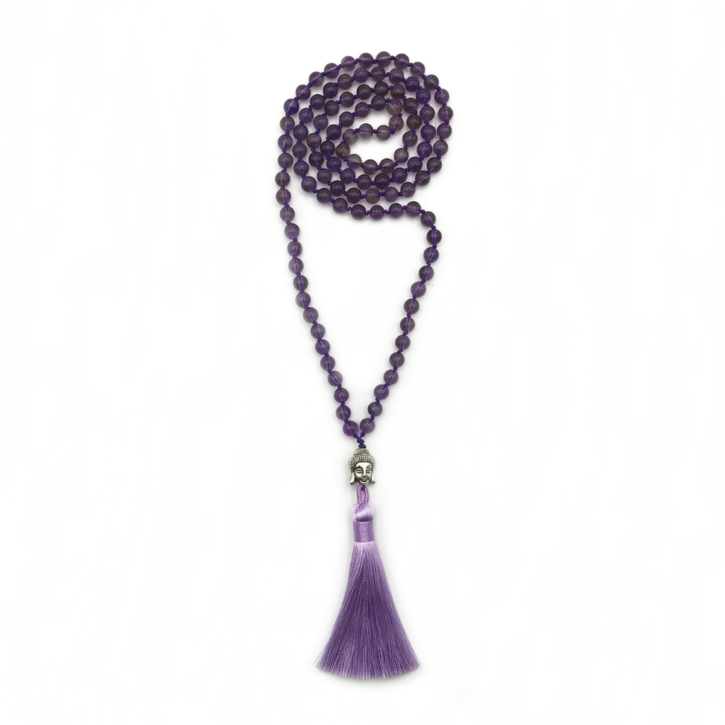 Mala Necklace - Amethyst