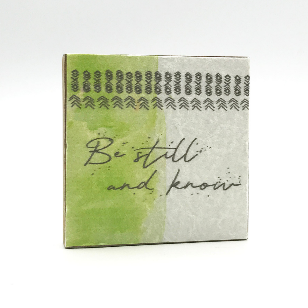 Be Still and Know Table Top Plaque