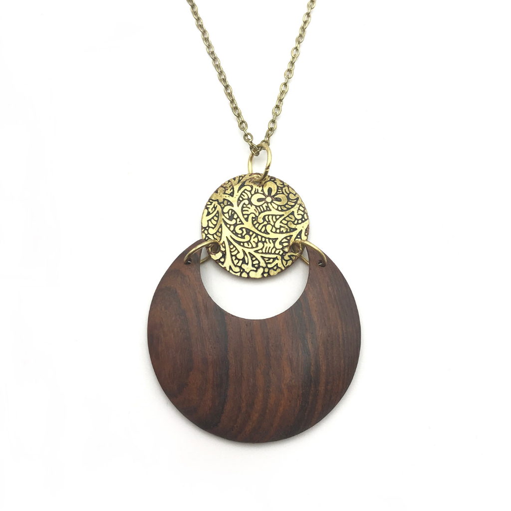 Lunar - Earth and Fire Necklace