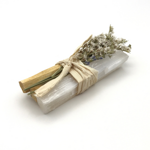 Palo Santo / Selenite Smoke Clearing Bundle