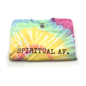 Spiritual AF - Long Sleeve Tie Dye