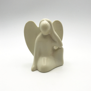 Soapstone Sitting Angel